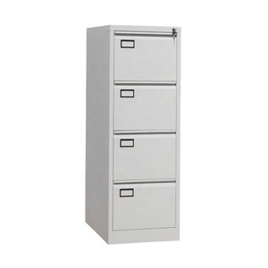 Văn phòng 4 ngăn kéo Dọc Kim Loại Tủ hồ sơ ngăn kéo nhãn tập tin tổ chức thép tủ lưu trữ với khóa trung tâm - Product Image 1