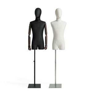 Maniquí de <span class=keywords><strong>Hombre</strong></span> para Ropa, Parte Superior del Cuerpo, Cubierto de Tela, para Boutique, Venta al Por Mayor - Product Image 1