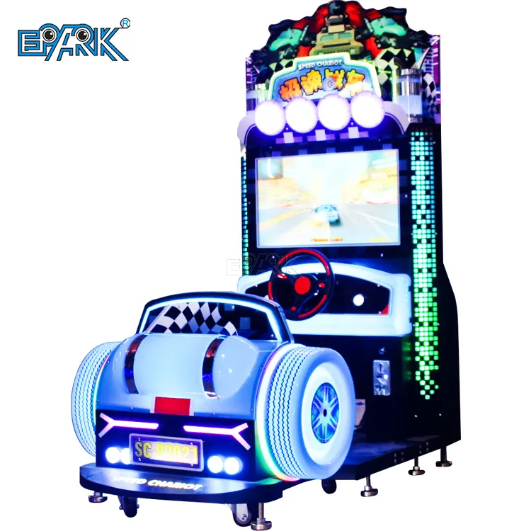 Video Game City Kids Coin Operated Driving Simulator Price Speed Chariot Racing Car Game