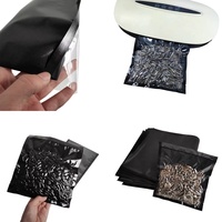 Sacs sous vide pour aliments en plastique noir transparent de qualité commerciale personnalisés, sacs sous vide gaufrés, sacs d'emballage sous vide