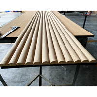 Panneau en bois tambour flexible moderne et écologique, tailles personnalisables, pour bureau, hall, studio, salon