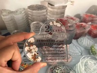 Plaque en acrylique transparente en forme de cœur pour décoration de table, texte et logo personnalisés, idéale pour Noël, la fête des Mères, cadeau pour la maison - Vente en gros