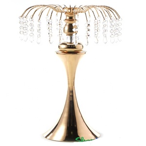 LUXURY MODERN WEDDING DECORATION <b>CANDLE</b> HOLDER GOLD PLATED <b>CANDLE</b> HOLDER for HOME DECORATION ANTIQUE CANDELABRA - Product Image 1