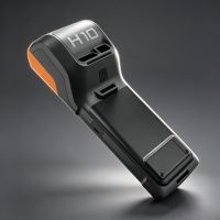 Terminal de point de vente intelligent H10P Android 14 avec imprimante thermique 58 mm, NFC, scanner 1D/2D, 2 Go DDR3, 32 Go pour la logistique de détail