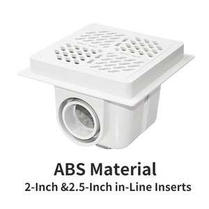 Pikes New Square Main Drain Insert para piscinas 2 ''/2,5'' Material ABS Venta al por mayor Impresión de logotipo personalizable - Product Image 5