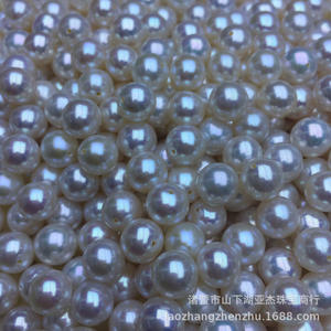 Perles de Zhuji en gros, 3-13 mm, qualité AAAAA, perles rondes en forme de particules d'aurore, demi-trou, perles d'eau douce d'aquaculture, forme de pomme de terre blanche - Product Image 2