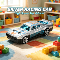 Voiture de course miniature en alliage moulé sous pression 1:64 personnalisée, directement de l'usine, modèle de jouet de simulation pour enfants