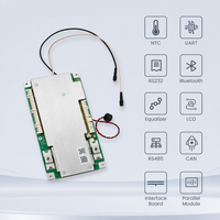 BMS OEM 72V avec antenne de poignée et communication 4G GPS Bluetooth, compatible avec LiFePO4 24S 72V 80A
