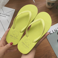 6043 Claquettes Simples Couleur Unie pour Femme – Tongs Décontractées d'Été Antidérapantes pour Couple – Claquettes de Plage Respirantes