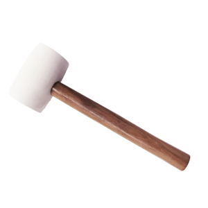 Martillo de Goma Blanco con Mango de Madera para Uso Industrial, 360 mm, Empuñadura Recta, OEM, Entrega Rápida, para Instalación de Pisos en el Hogar - Product Image 1