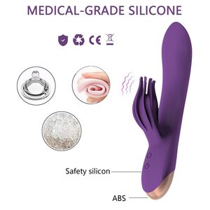 Usb 10 Speed Clitoris Vibrerende Octopus Roterende Dubbele Kop Vibrador Massager <span class=keywords><strong>G-Spot</strong></span> Konijn Dildo <span class=keywords><strong>Vibrator</strong></span> Voor Vrouwen - Product Image 5