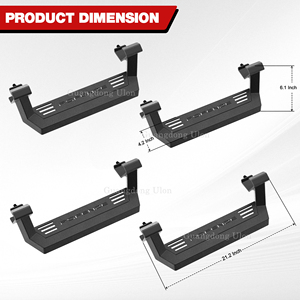 <span class=keywords><strong>Precio</strong></span> de fábrica escalones laterales estribo móvil <span class=keywords><strong>nuevo</strong></span> diseño para Ford Bronco 4 puertas <span class=keywords><strong>2021</strong></span> 2022 2023 (no para Bronco <span class=keywords><strong>Sport</strong></span>) - Product Image 4