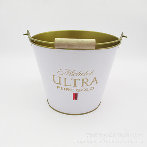 Seau à glace en métal gaufré de 5 L en fer blanc galvanisé, avec logo personnalisé imprimé en usine, pour l'Allemagne, Zhiguli, <span class=keywords><strong>Bunker</strong></span> Hill, Paul John - Product Image 3