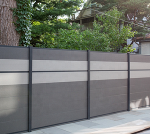 Recinzione da Giardino in Composito Legno-Plastica (WPC) Facilmente Assemblabile per Esterni - Product Image 4