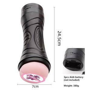 SEXBAY Erkek Mastürbatörü Vajina Gerçek Cep <span class=keywords><strong>Pussy</strong></span>'si Ağız Oral Seks Makinesi Erkekler için Mastürbasyon Kupası Yapay Vajinal Oyuncak - Product Image 4