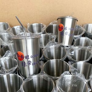 Xinyue Stainless Steel Tumbler 300ml Portable Travel <b>Cup</b> With Cartoon Design For Coffee Milk <b>Cold</b> Drinks - Product Image 3