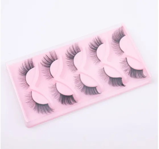 Euro-American Style New Fox Eye False Eyelashes Thick One-Piece Faux Mink Lashes Synthetic Material 12mm Length