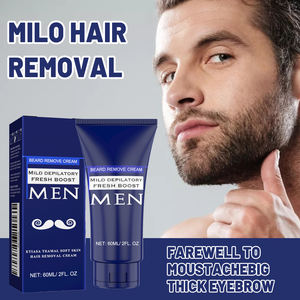 <span class=keywords><strong>Crème</strong></span> <span class=keywords><strong>dépilatoire</strong></span> instantanée, indolore, non irritante, nourrissante, pour hommes, zone faciale, poitrine, jambes, peau sensible - Product Image 2