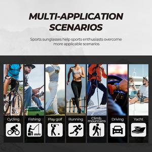 Gafas <span class=keywords><strong>de</strong></span> <span class=keywords><strong>Sol</strong></span> <span class=keywords><strong>de</strong></span> ciclismo fotocromáticas personalizadas con lentes esféricas Julong Sports - Product Image 3