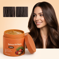 OEM Nourishes Scalp Batanah Oil Hair Paste Memperbaiki Kerusakan Rambut, Ujung Rambut Bercabang, Mengatasi Rambut Kering dan Mengembang, Perawatan Penghalus, Kondisioner Rambut