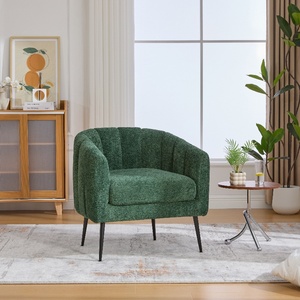 Hiện đại sang trọng duy nhất sofa giải trí ghế bành Chenille Vanity Thùng giọng ghế cho phòng khách - Product Image 1