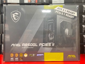 พาวเวอร์ซัพพลายรุ่นใหม่ A850GL PCIE5 II รองรับ PCIE 5.1 และ ATX 3.1 แบบ Full Modular 80 Plus Gold 850W สำหรับคอมพิวเตอร์เกมมิ่งพีซี เคสตั้งโต๊ะ Msi - Product Image 3