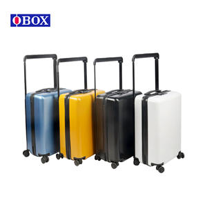 Valise blanche de 20 pouces avec fermeture éclair, bagage portable étanche pour hommes, voyage de loisirs avec serrure - Product Image 3