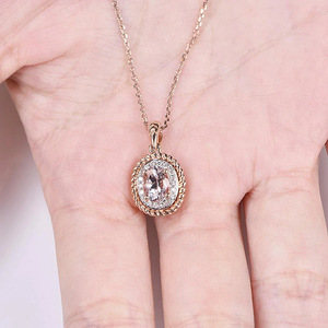 Collar con Colgante de Cristal en Forma de Lágrima para Mujer, Cadena Brillante para Clavícula, Regalo de Cumpleaños, Joyería - Product Image 2