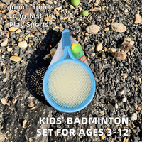 Ensemble de raquettes de badminton pour enfants chauds Jouet de sport primaire à double raquette doux et léger pour les enfants de 3 à 12 ans avec poignée en PU