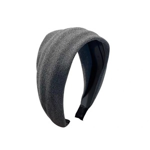 Diadema retro de otoño-invierno de ala ancha hecha <span class=keywords><strong>a</strong></span> mano negra para mujer, nueva colección 2025, para lavado facial, pinza para el pelo, diadema de moda de alta gama estilo occidental - Product Image 1