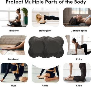 Almohadilla de Yoga para Rodillas, Cojín Suave de Espuma TPE, Soporte Protector para Codos, Piernas y Brazos, para Ejercicios de Equilibrio, Fitness, Yoga - Product Image 5