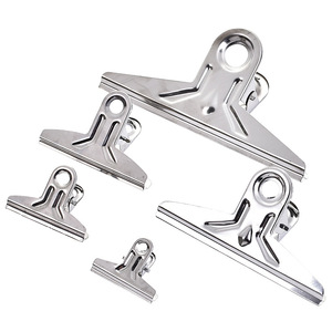 Soumei Hidemi Stainless Steel <b>Spring</b> <b>Clip</b> 4.2CM 5.4CM 7.3CM 11.3CM 15CM Document File Test Paper Stationery <b>Clips</b> - Product Image 1