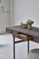 Table console de style campagnard français antique, meuble en bois classique avec tiroir de rangement pour salle à manger ou cuisine dans le salon, hôtel