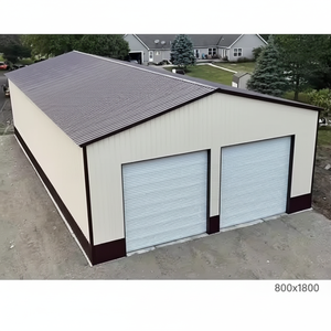 โครงเหล็กโครงสร้างโรงรถโลหะสไตล์ใหม่ - Product Image 1