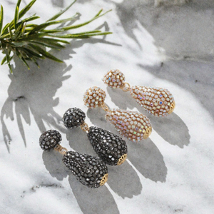Meilleures boucles d'oreilles de luxe en forme de goutte d'eau, boucles d'oreilles pendantes en cristal de strass, bijoux en alliage plaqué or pour femmes, anniversaire - Product Image 3