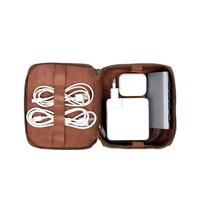 Sac d'artiste cosmétique de voyage professionnel étui de maquillage en cuir véritable étanche avec couvercle de chargeur de support de téléphone PC pratique
