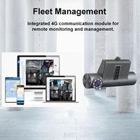Caméra embarquée double objectif Full HD 1080p MINI Mdvr Gps Wifi 4g 2 canaux pour véhicule Dvr Mobile Mdvr