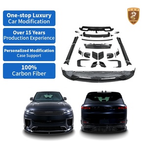 Pour Land-Rover Range Rover Sport SV Facelift Kits Carrosserie Style MSY Lame <span class=keywords><strong>Avant</strong></span> Diffuseur Arrière Embout d'Échappement Cache d'Admission Aileron de Toit Arrière - Product Image 1