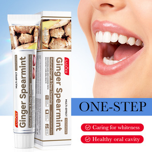 Pasta Dental Blanqueadora de Jengibre Natural al por Mayor con Esencia Pura de Jengibre para un <span class=keywords><strong>Aliento</strong></span> Fresco y Control de la Halitosis, Uso Doméstico Durante Todo el Día - Product Image 6