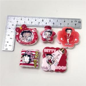 Cuentas Acrílicas de Dibujos Animados con Estampado de <span class=keywords><strong>Betty</strong></span>, Accesorios para Bolígrafos, Cadenas para Teléfono, Llaveros, Adornos para Bolsos, Materiales para Joyería Hecha a Mano - Product Image 2