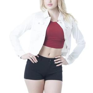 RNSHANGER Manteaux en denim délavé Veste en jean boutonnée pour femmes Vestes en jean boutonnées d'automne Vêtements d'extérieur basiques à manches longues pour femmes - Product Image 2