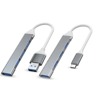 SY366 şık Mini taşınabilir USB Hub 1 tip C Hub Splitter USB 3.0 adaptör USB C Hub Laptop ve telefon için