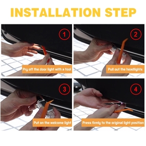 Projecteur de porte de voiture à LED pour <span class=keywords><strong>Audi</strong></span> A1 8X A3 8V V8 8P 8L A4 B5 B6 B7 B8 B9 <span class=keywords><strong>A5</strong></span> 8 T A6 C5 C6 C7 C8 A7 A8 Q3 8U Q5 8R Q7 4M Q8 TT - Product Image 6