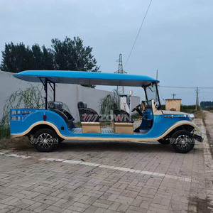 Voiture électrique vintage au design européen classique, durable, pour le transport touristique dans les zones panoramiques - Product Image 2