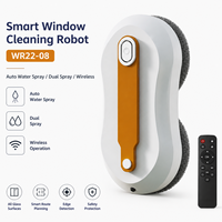 Nettoyeur de Vitres Automatique Intelligent avec Navigation Bionique IA, Brosses Latérales, Nettoyage des Coins Sans Bordure, Un Clic, Pour Hôtels et Foyers