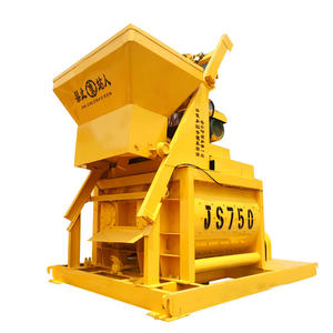 JS750 Preis Elektro Horizontale Twin Spirale Welle Beton Betonmischer - Product Image 3