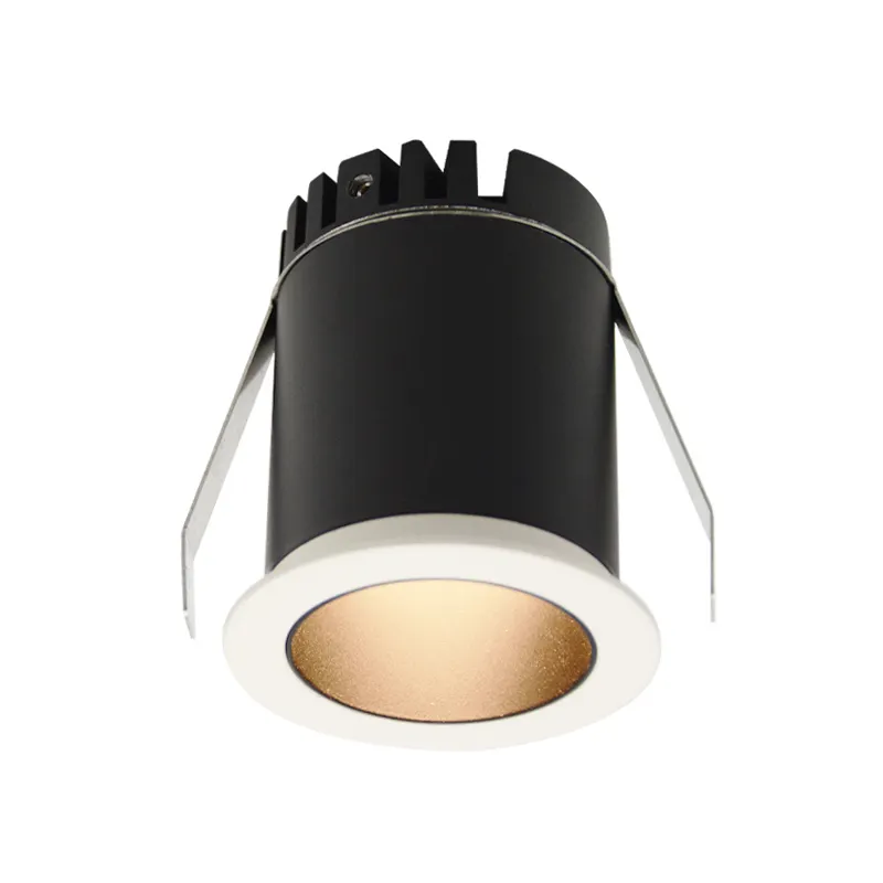 Mini Down Shop Home Cabinet Dimm bares 3W Down light 5W COB Dali Schwarz LED-Einbau leuchte