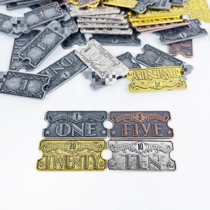 Accesorios para Juegos de Mesa, Moneda Metálica para <span class=keywords><strong>Ark</strong></span> <span class=keywords><strong>Nova</strong></span>, Piezas Personalizadas de Madera y Metal, Regalo para Fiestas, Venta al por Mayor - Product Image 4