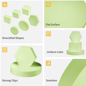 Selens <span class=keywords><strong>fotografia</strong></span> puntelli cubo schiuma geometria puntelli in posa blocchi solidi <span class=keywords><strong>forma</strong></span> geometrica per gioielli accessori cosmetici decorare - Product Image 4