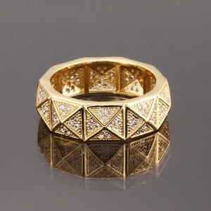 Nuevos Diseños de Anillos de Moda para Mujer, Chapados en Oro, Fotos de Anillos de Dedo - Product Image 3